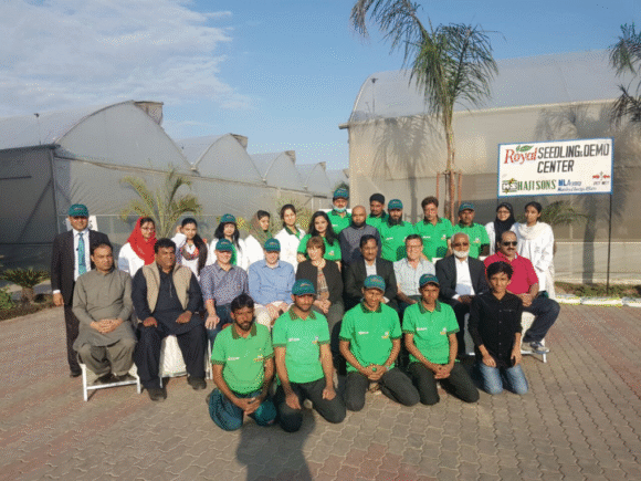 Dutch visitors at Sharaqpur Farm