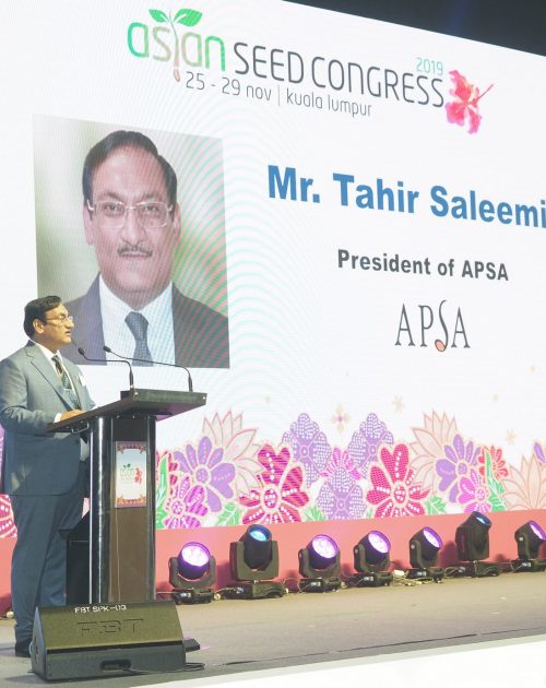 OLYMPUS DIGITAL CAMERA Mr. Saleemi delivers his inaugural speech at ASC’19