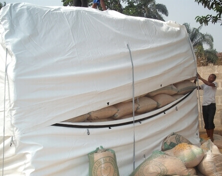 18 months stored corn in hermetic bag opened; As fresh as new