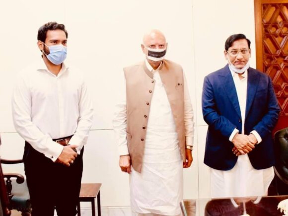 CEO Hajisons meets Governor Punjab to discuss the post harvest losses in Pakistan